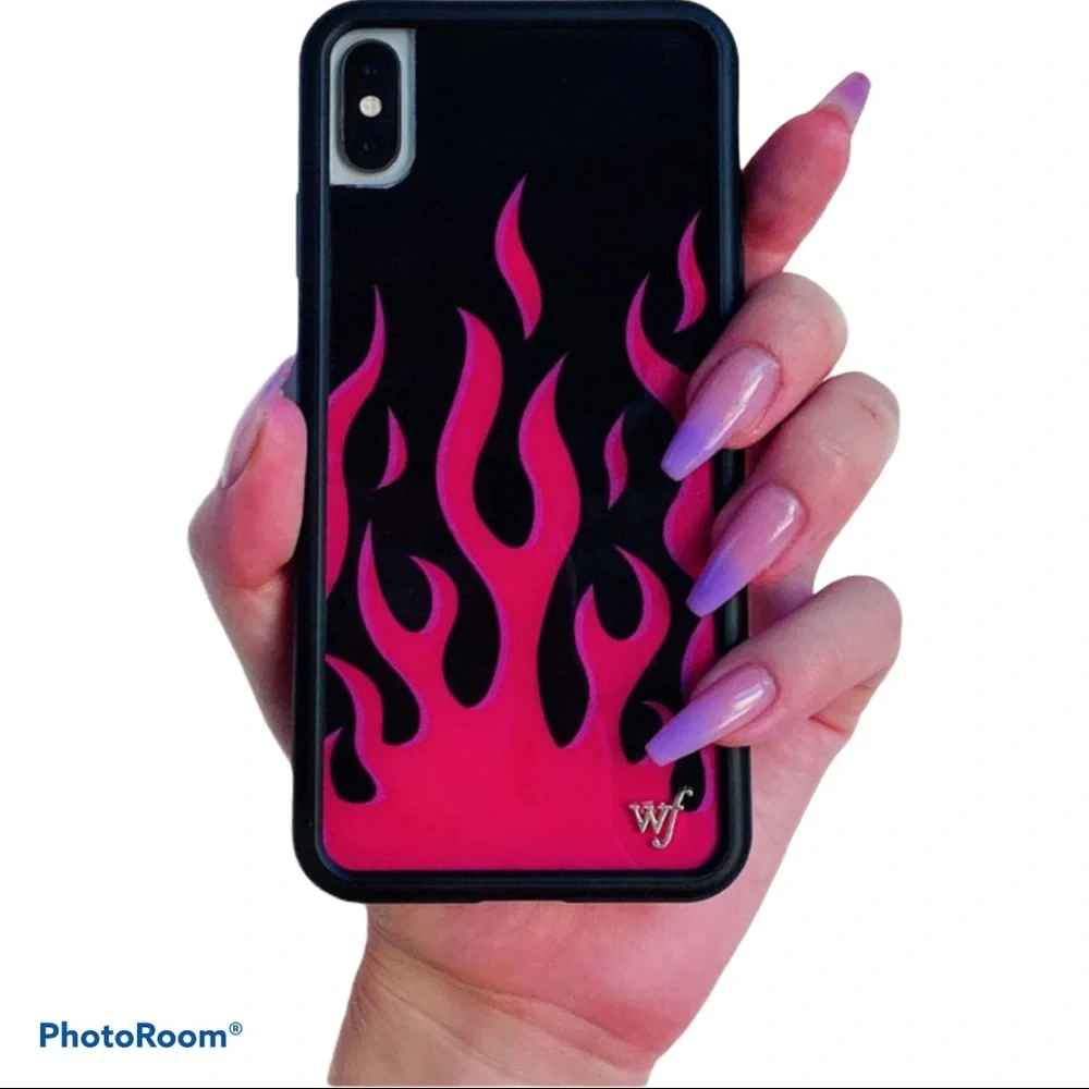 NEW! Limited Edition Wildflower Flames iPhone XR Case One-of-a-kind Handcrafted